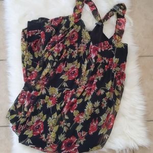 Volcom Floral Maxi Dress - Size Small